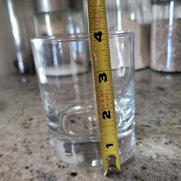 Heavy Base Whiskey Glass | Bubble in Base   EUC Clear 10oz - Picture 5 of 10